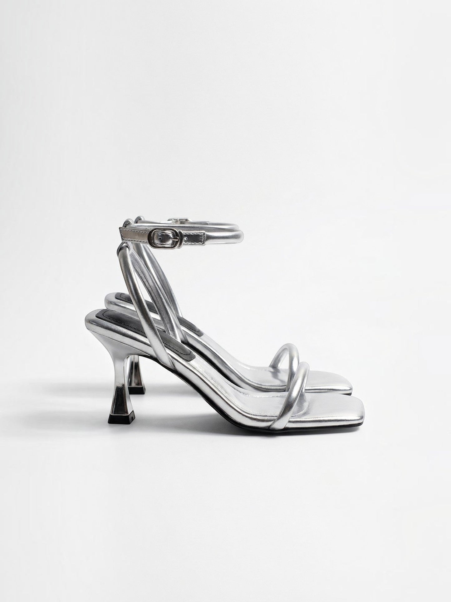 Women's Heel Sandals with Ankle Strap