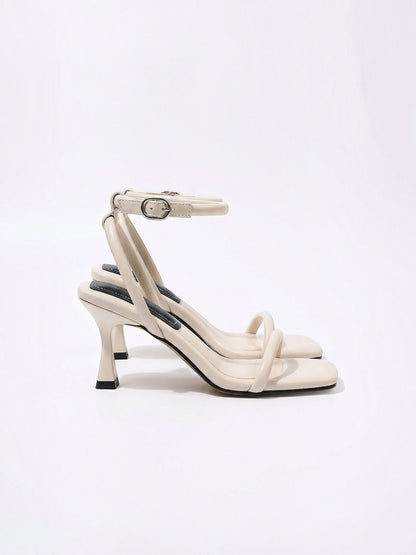 Women's Heel Sandals with Ankle Strap