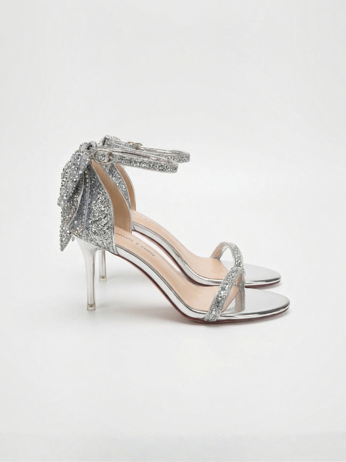Women's Heel Sandals with Bow Detail