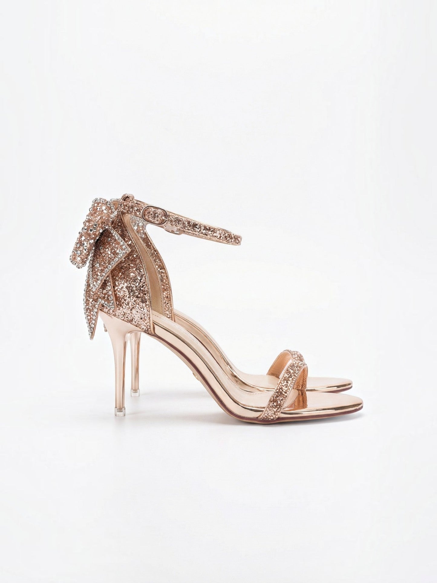 Women's Heel Sandals with Bow Detail
