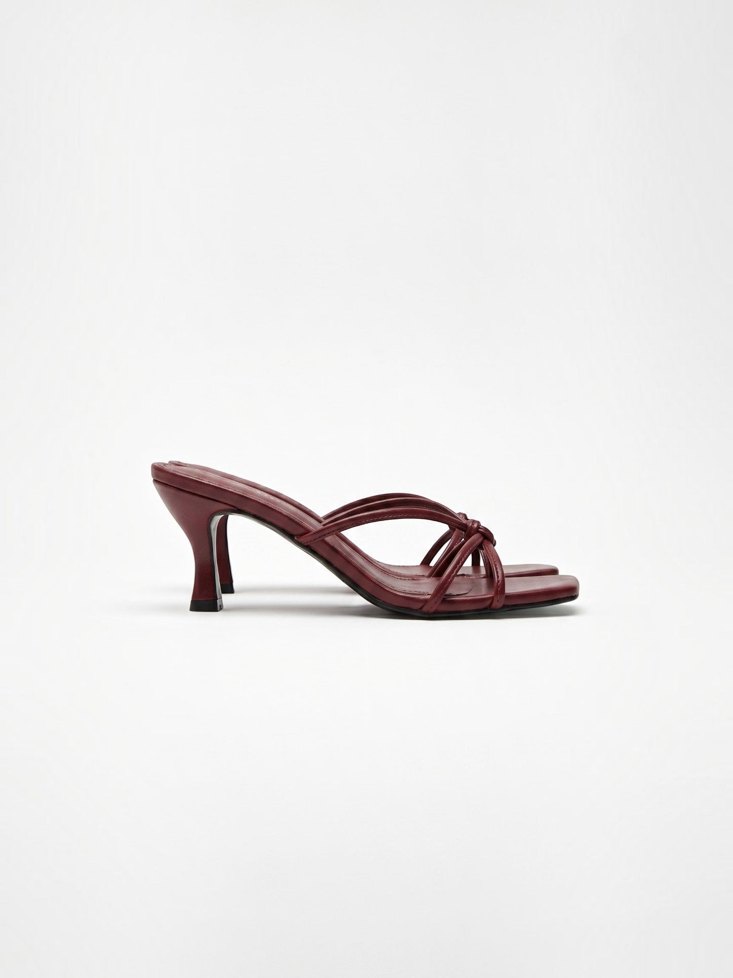 Women's Heel Sandals with Cross Over Straps