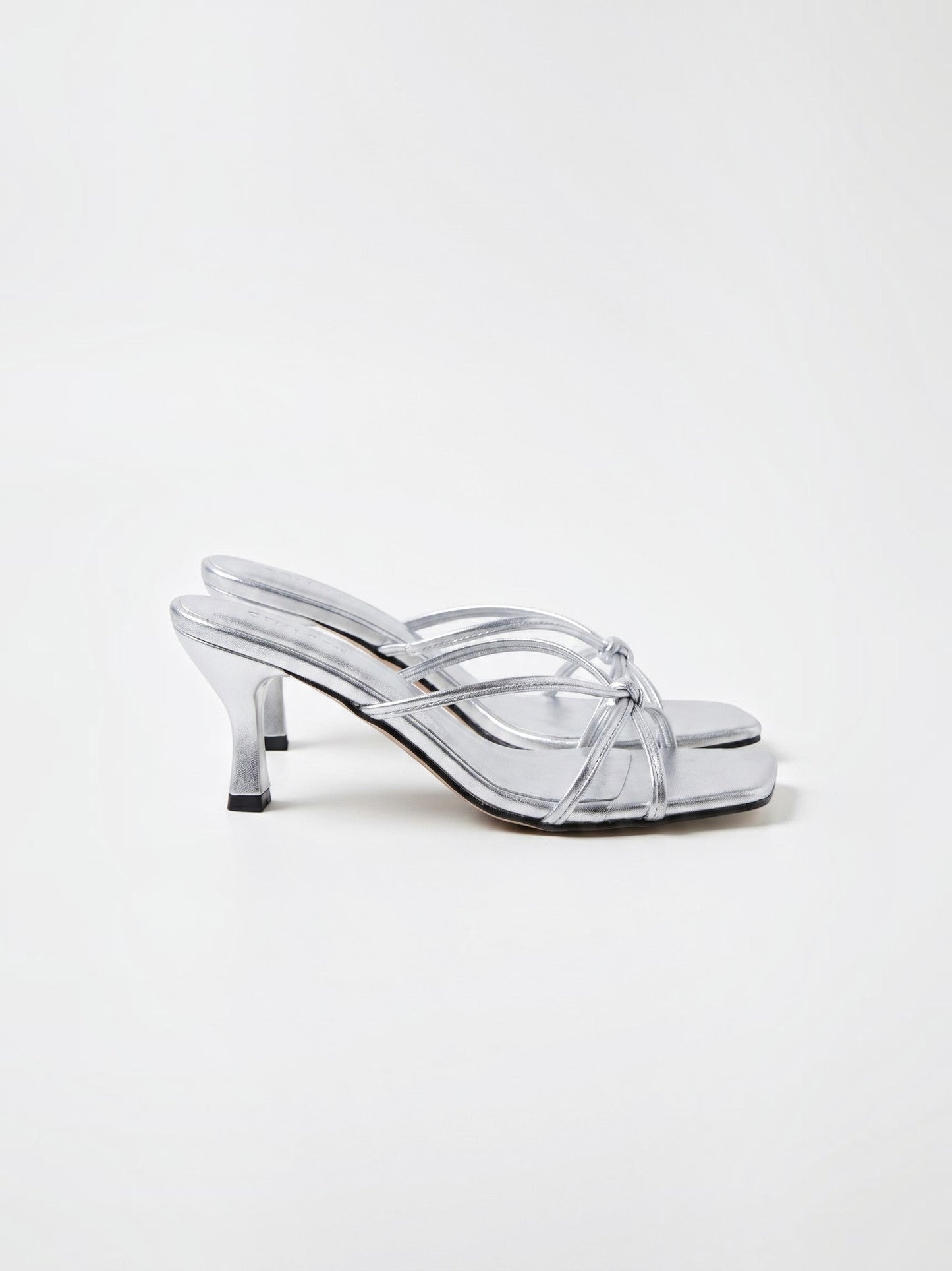 Women's Heel Sandals with Cross Over Straps