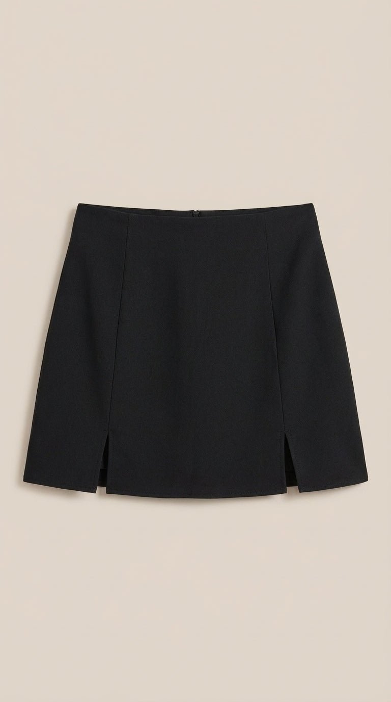Women's High Waist Mini Skirt with Tailored Fit