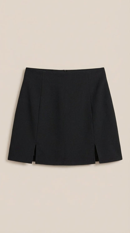 Women's High Waist Mini Skirt with Tailored Fit