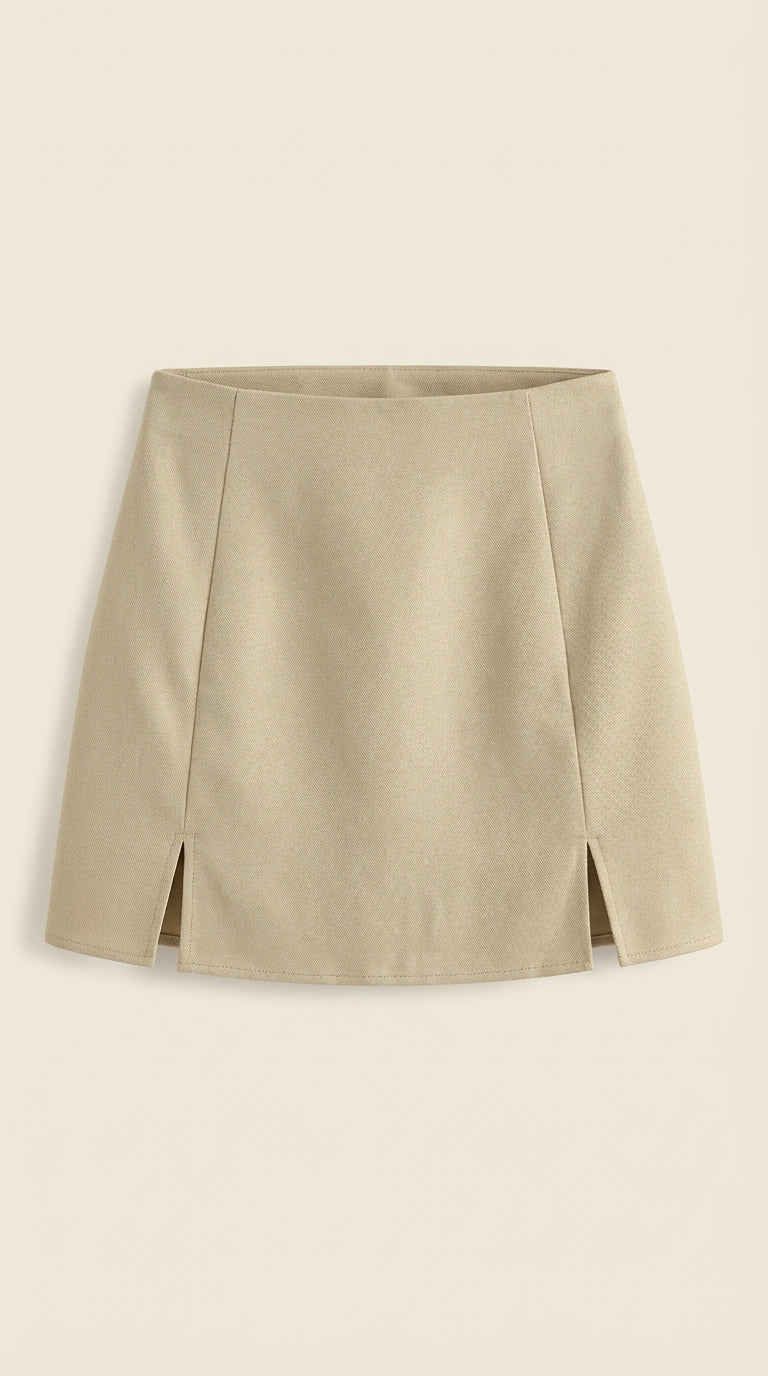 Women's High Waist Mini Skirt with Tailored Fit