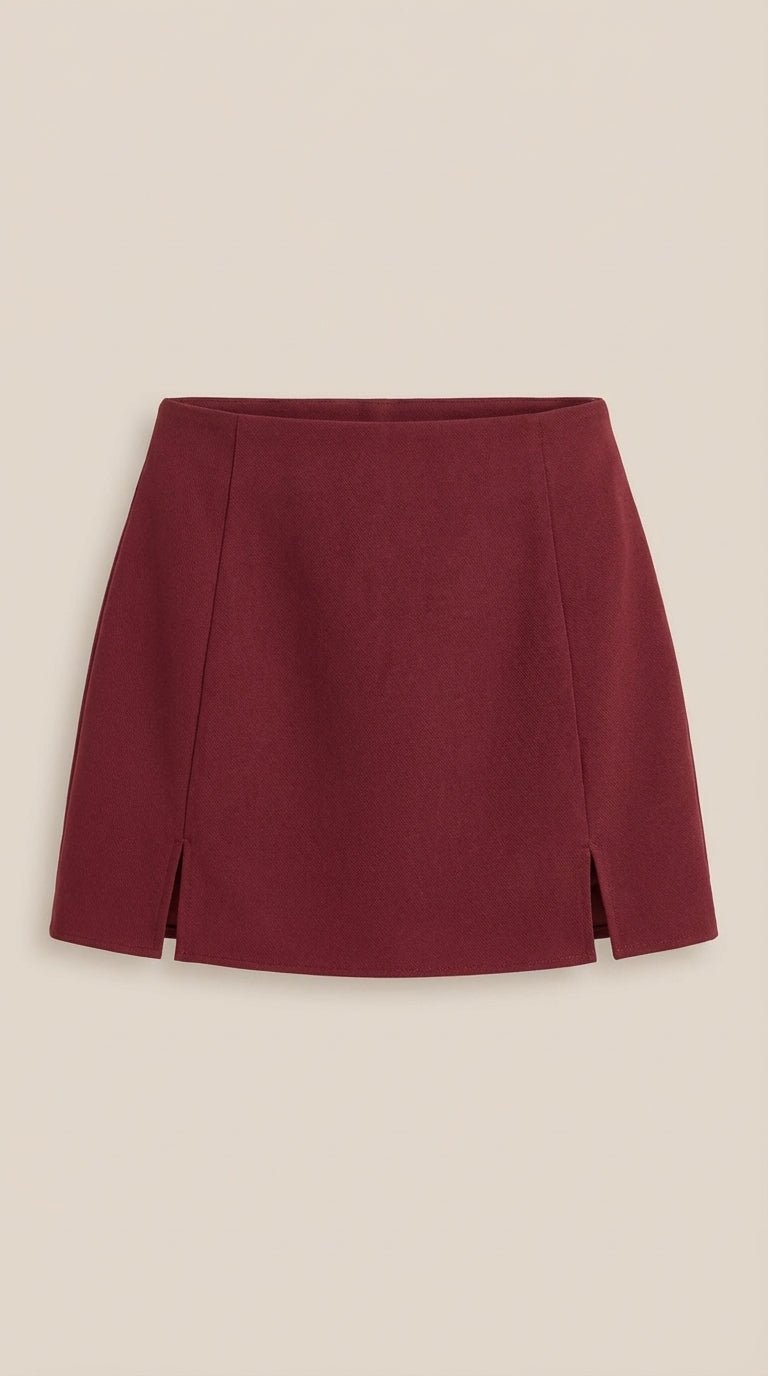 Women's High Waist Mini Skirt with Tailored Fit