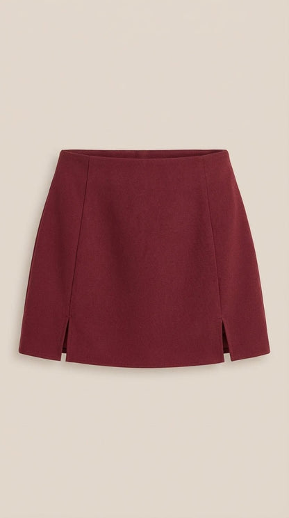 Women's High Waist Mini Skirt with Tailored Fit