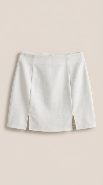 Women's High Waist Mini Skirt with Tailored Fit