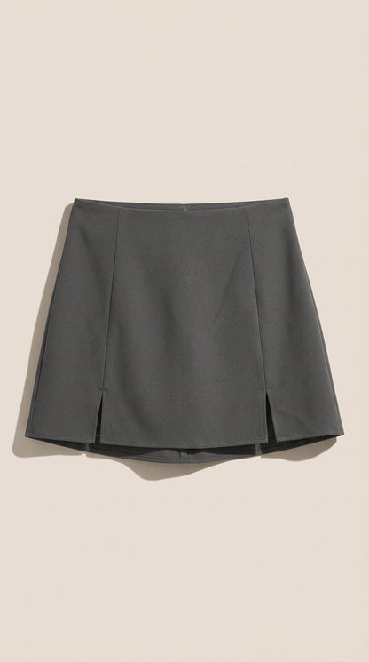 Women's High Waist Mini Skirt with Tailored Fit