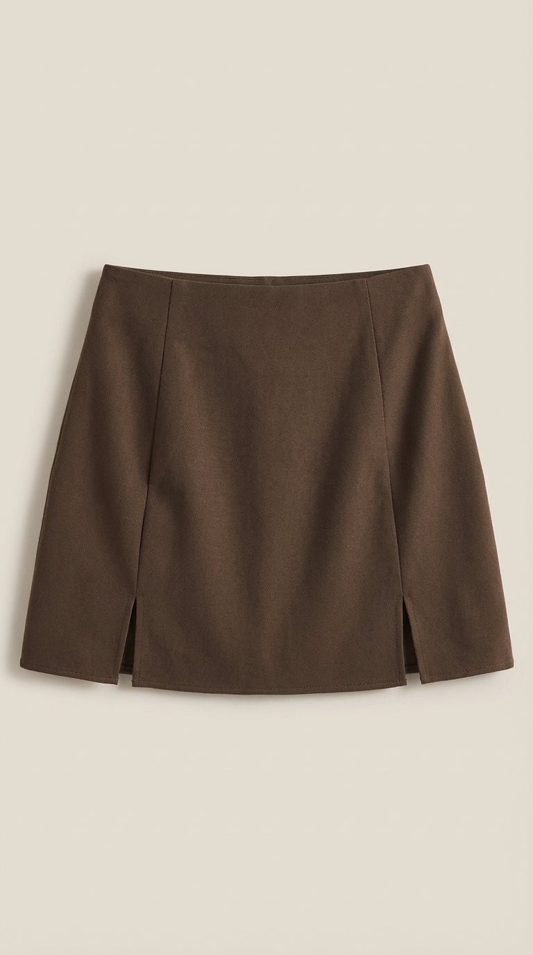Women's High Waist Mini Skirt with Tailored Fit