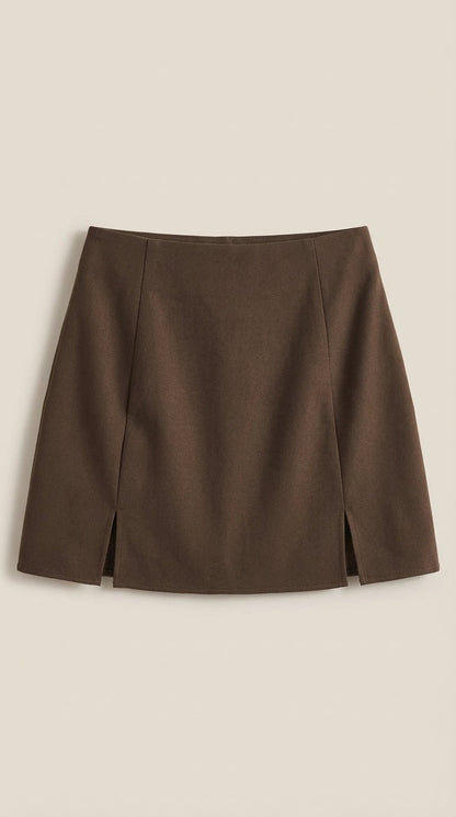 Women's High Waist Mini Skirt with Tailored Fit