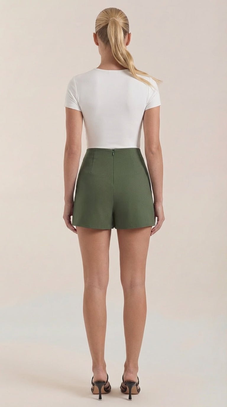 Women's High Waist Mini Skirt with Tailored Fit