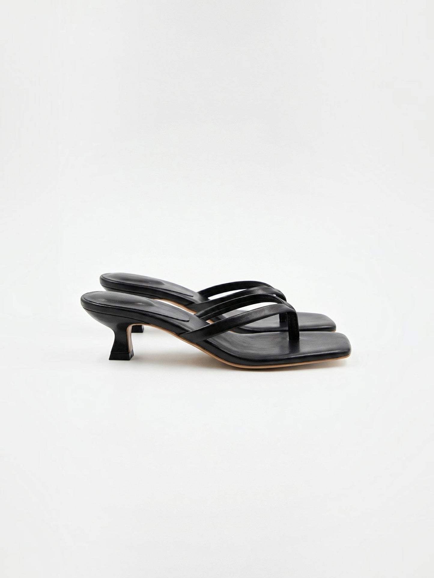 Women's Kitten Heel Sandals with Open Toe