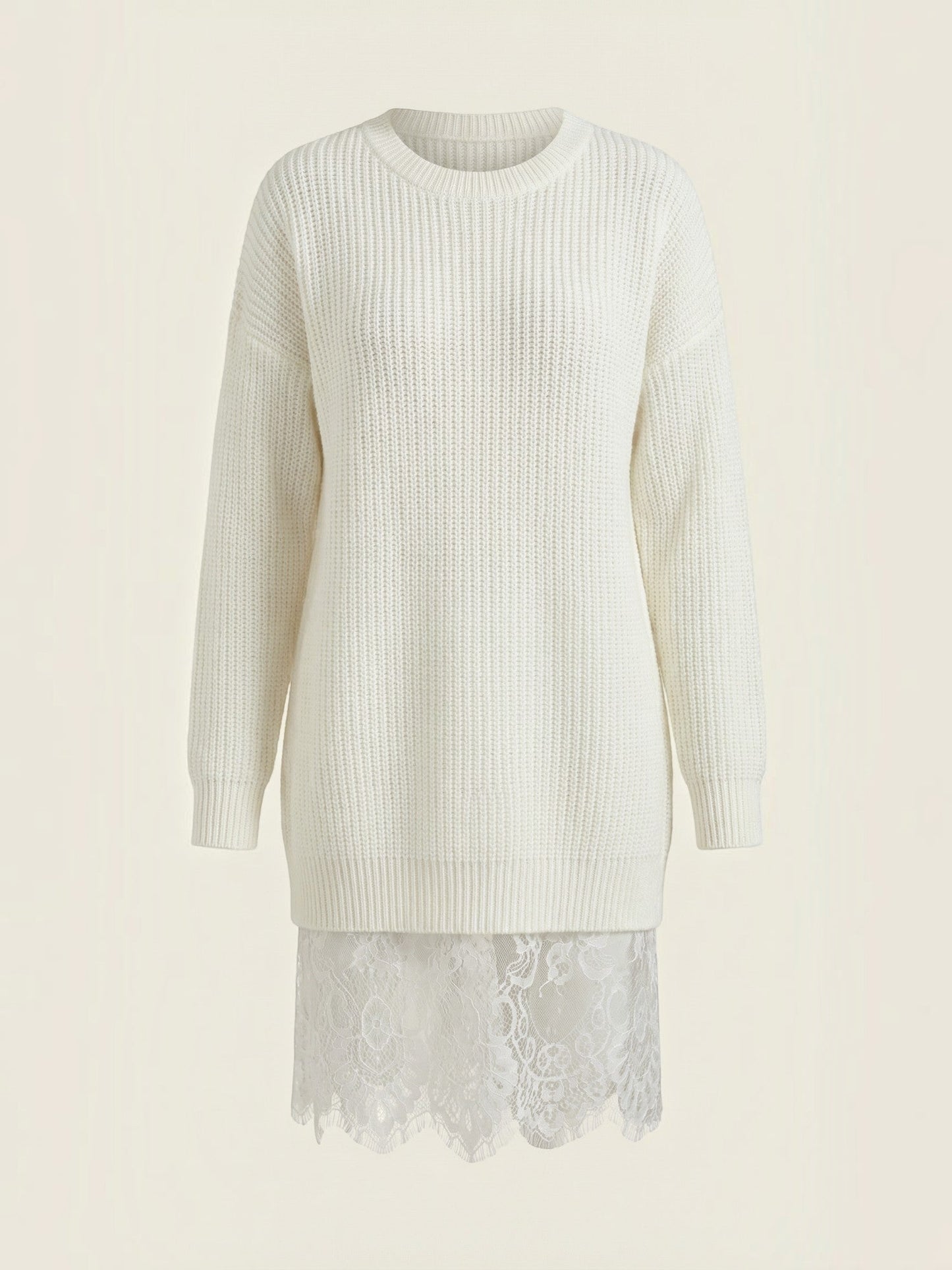 Women's Knit Mini Dress with Fitted Silhouette