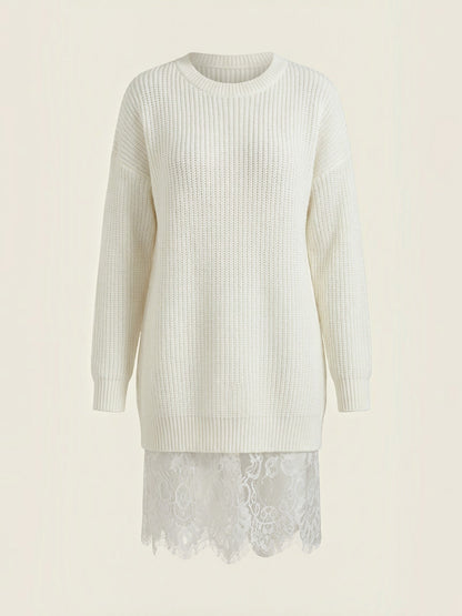 Women's Knit Mini Dress with Fitted Silhouette