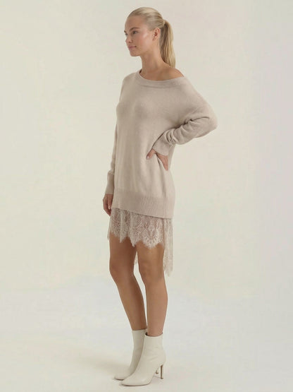 Women's Knit Mini Dress with Fitted Silhouette