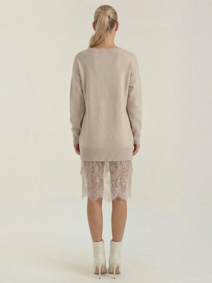 Women's Knit Mini Dress with Fitted Silhouette
