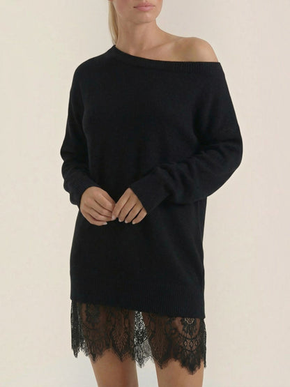 Women's Knit Mini Dress with Fitted Silhouette