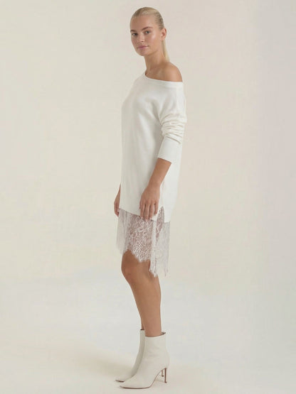 Women's Knit Mini Dress with Fitted Silhouette
