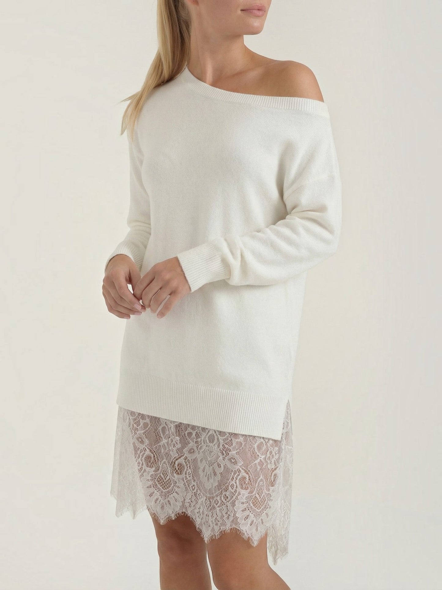 Women's Knit Mini Dress with Fitted Silhouette