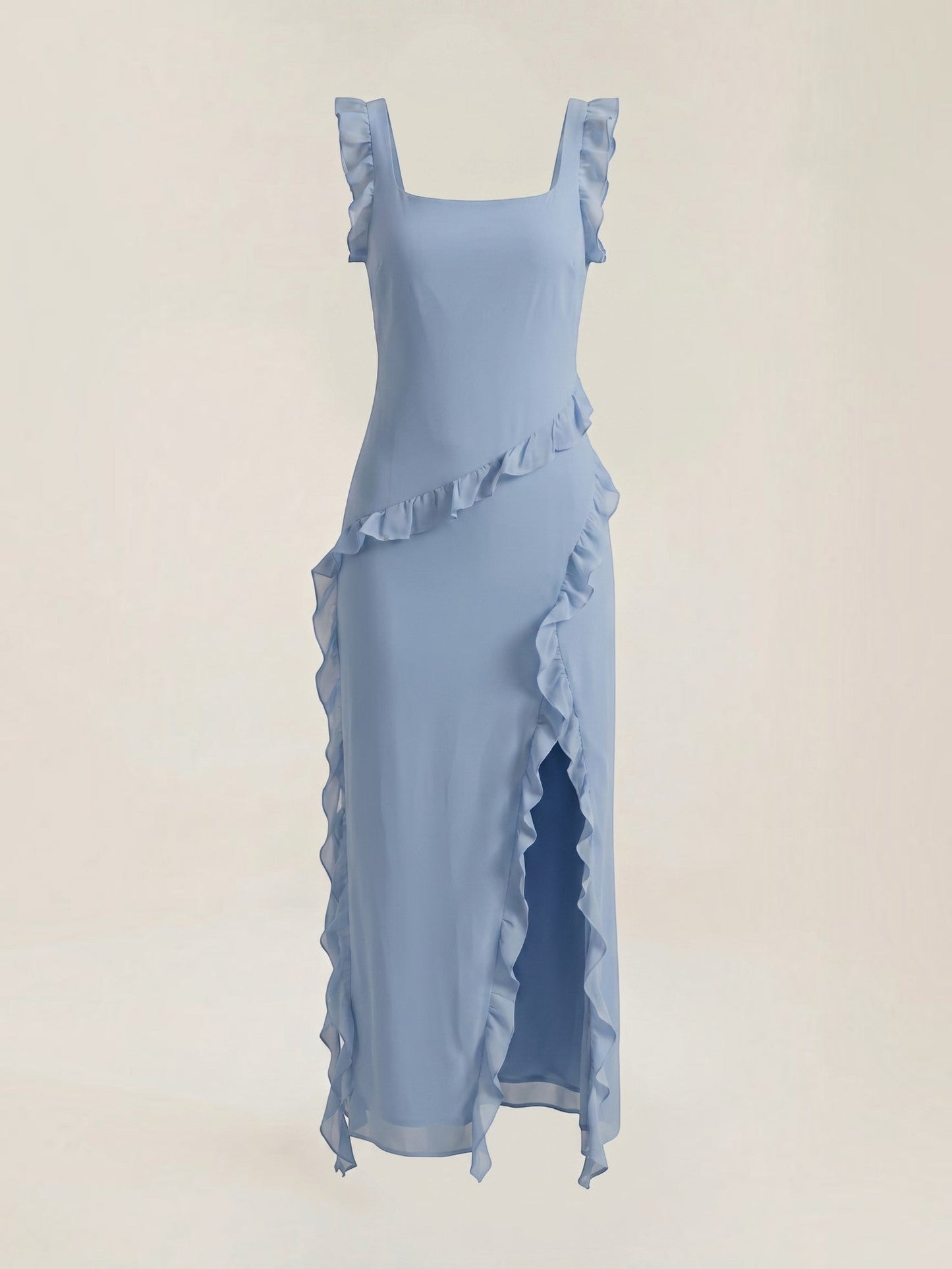 Women's Maxi Dress with Ruffle Detail