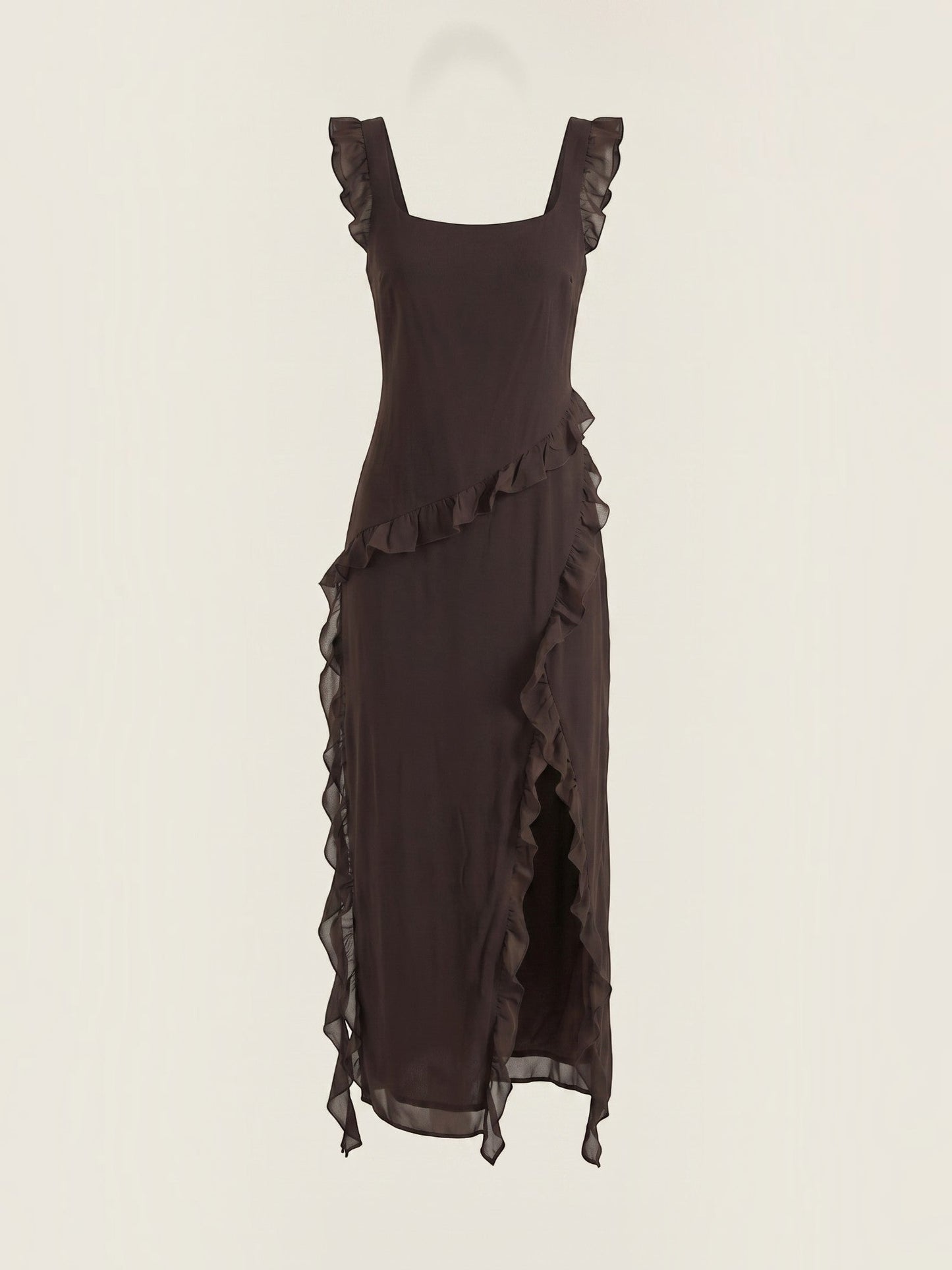 Women's Maxi Dress with Ruffle Detail