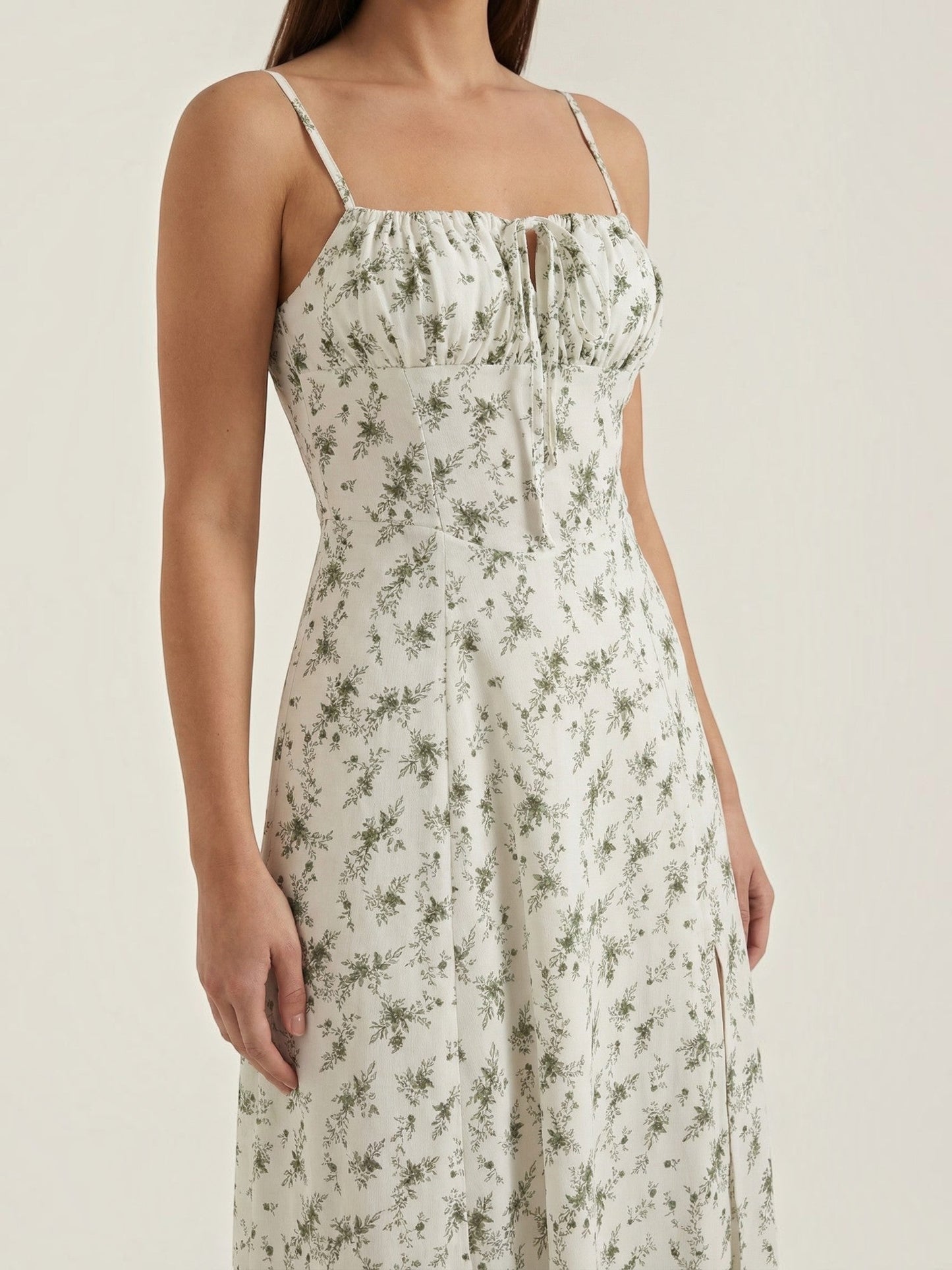 Women's Midi Summer Dress with Relaxed Fit