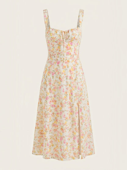 Women's Midi Summer Dress with Soft Drape