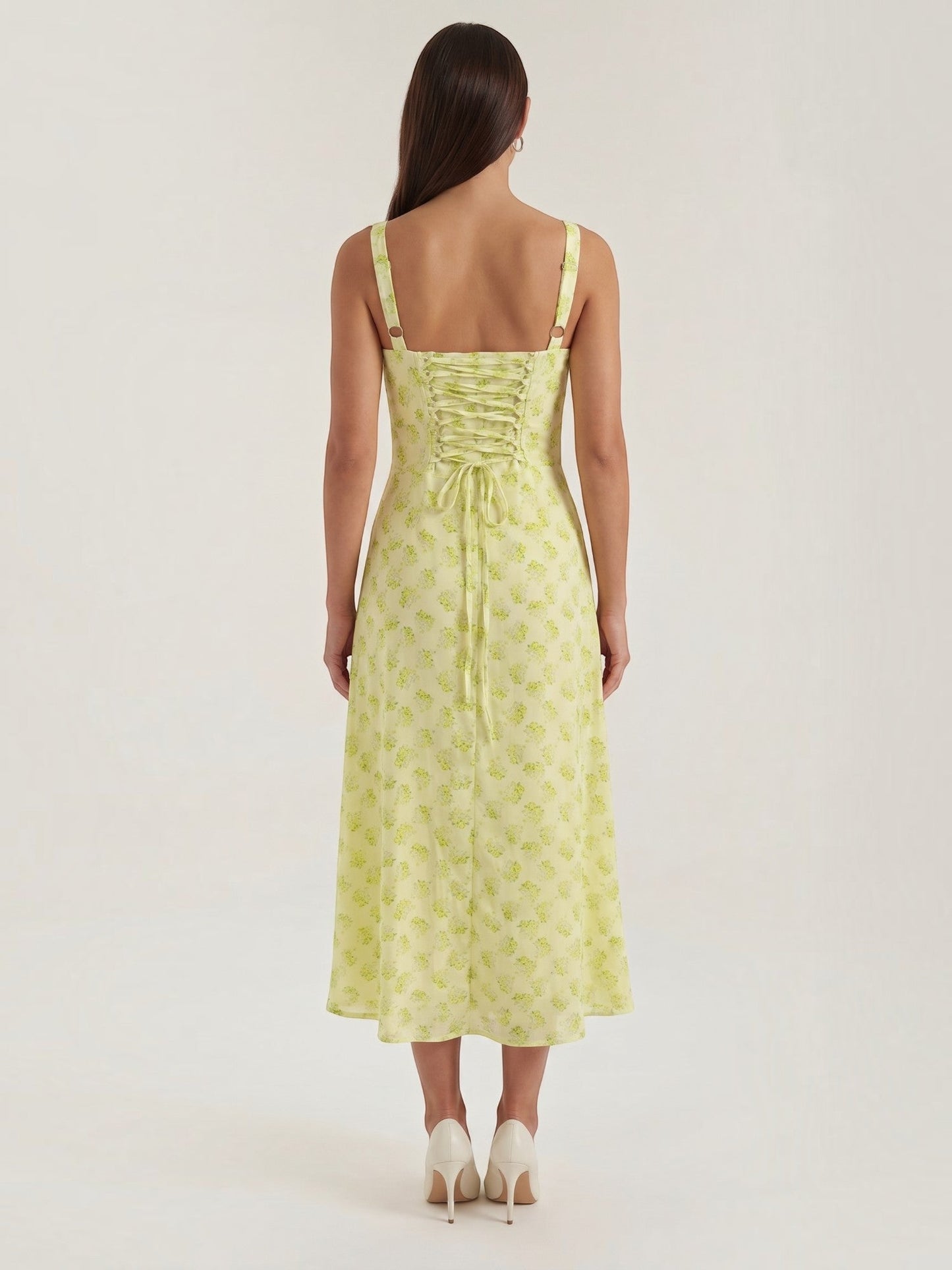 Women's Midi Summer Dress with Soft Drape