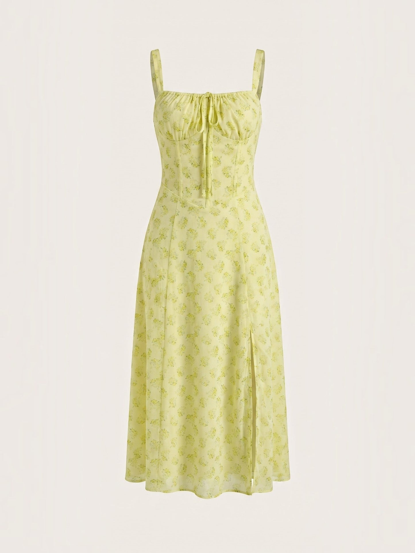 Women's Midi Summer Dress with Soft Drape