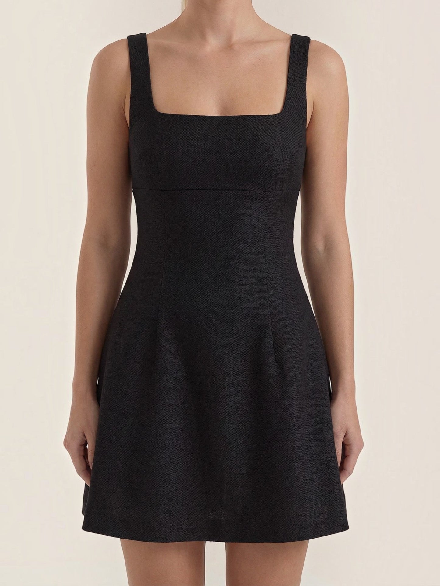 Women's Mini Dress with Fitted Bodice