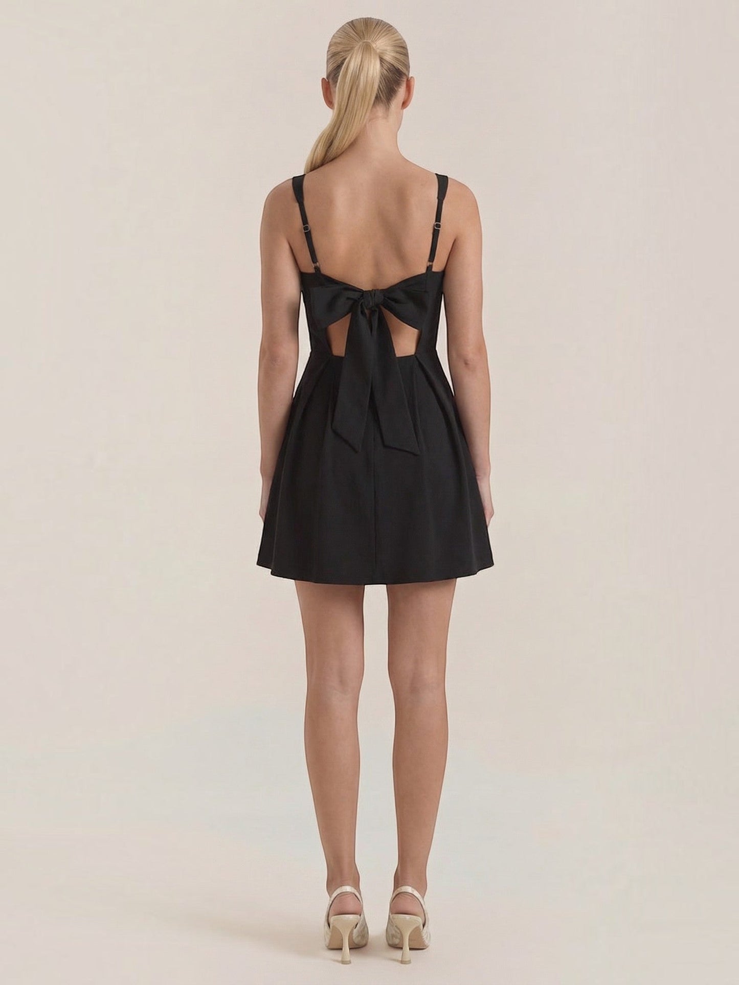 Women's Mini Dress with Fitted Bodice
