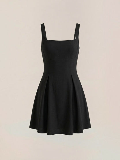 Women's Mini Dress with Fitted Bodice