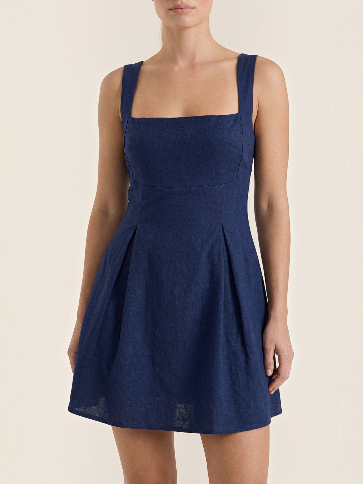 Women's Mini Dress with Fitted Bodice