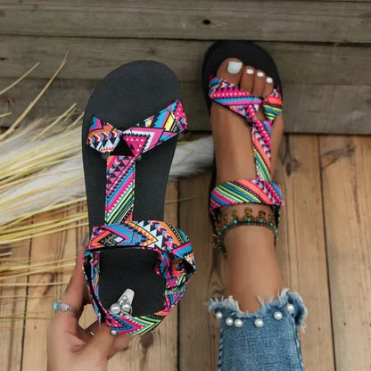 Women's Orthopedic Sandals with Ergonomic Footbed and Buckle Closure