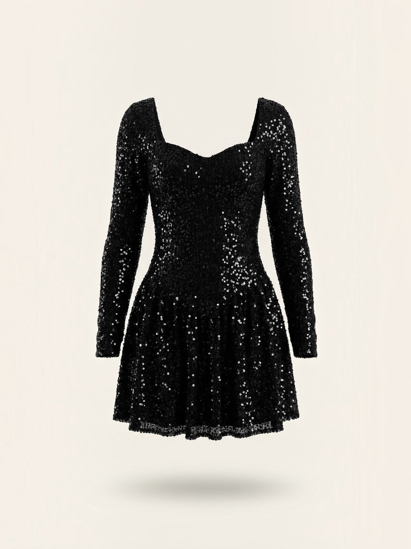 Women's Sequin Mini Dress with All Over Shimmer