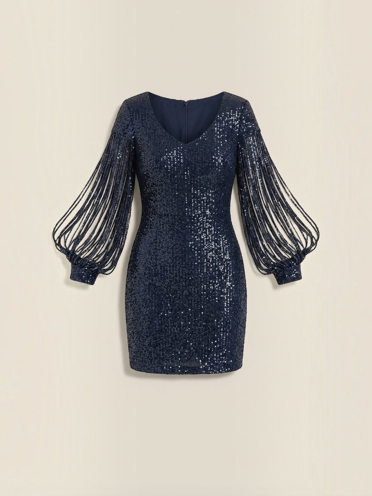 Women's Sequin Mini Dress with Fitted Silhouette