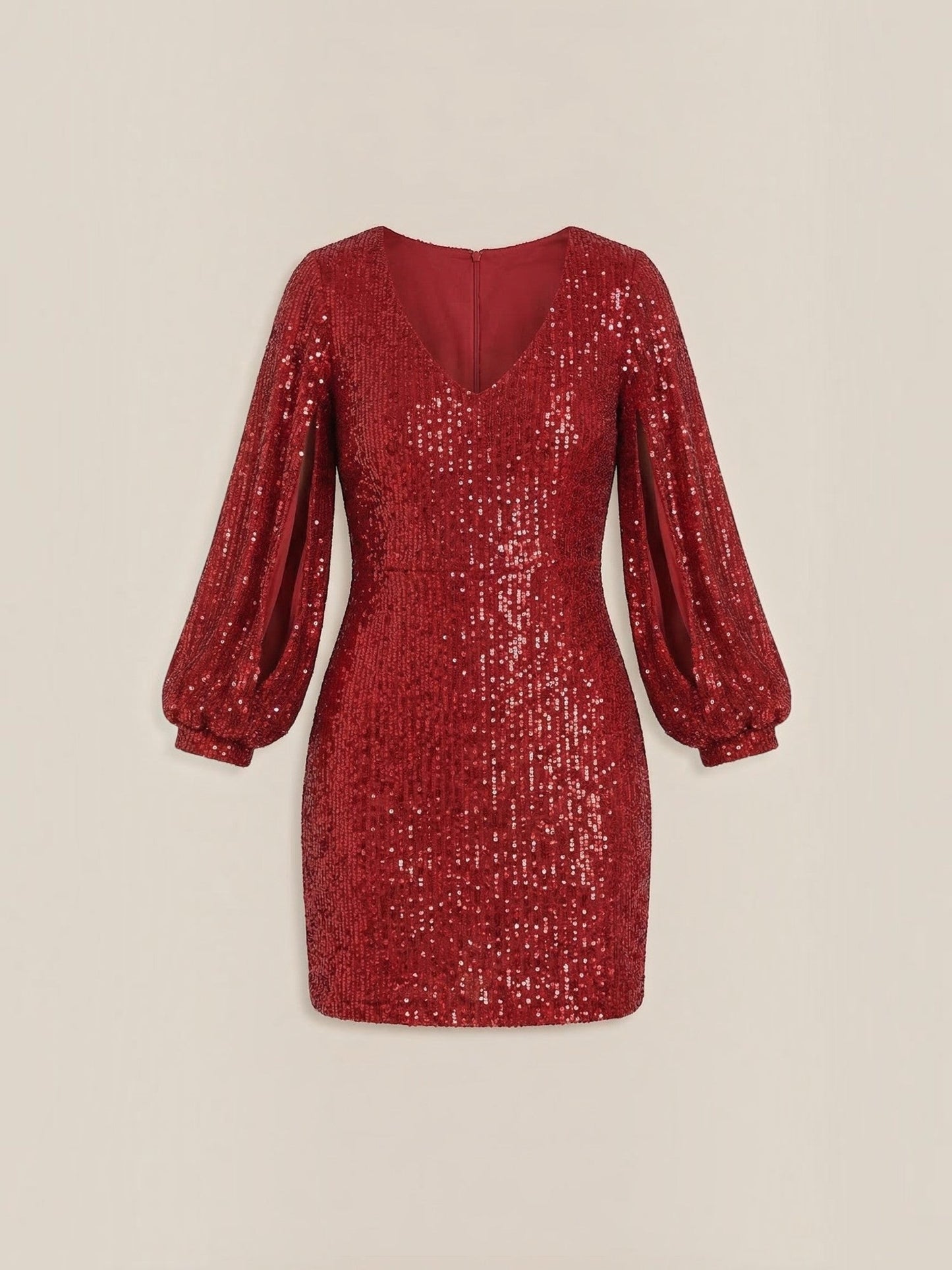 Women's Sequin Mini Dress with Fitted Silhouette