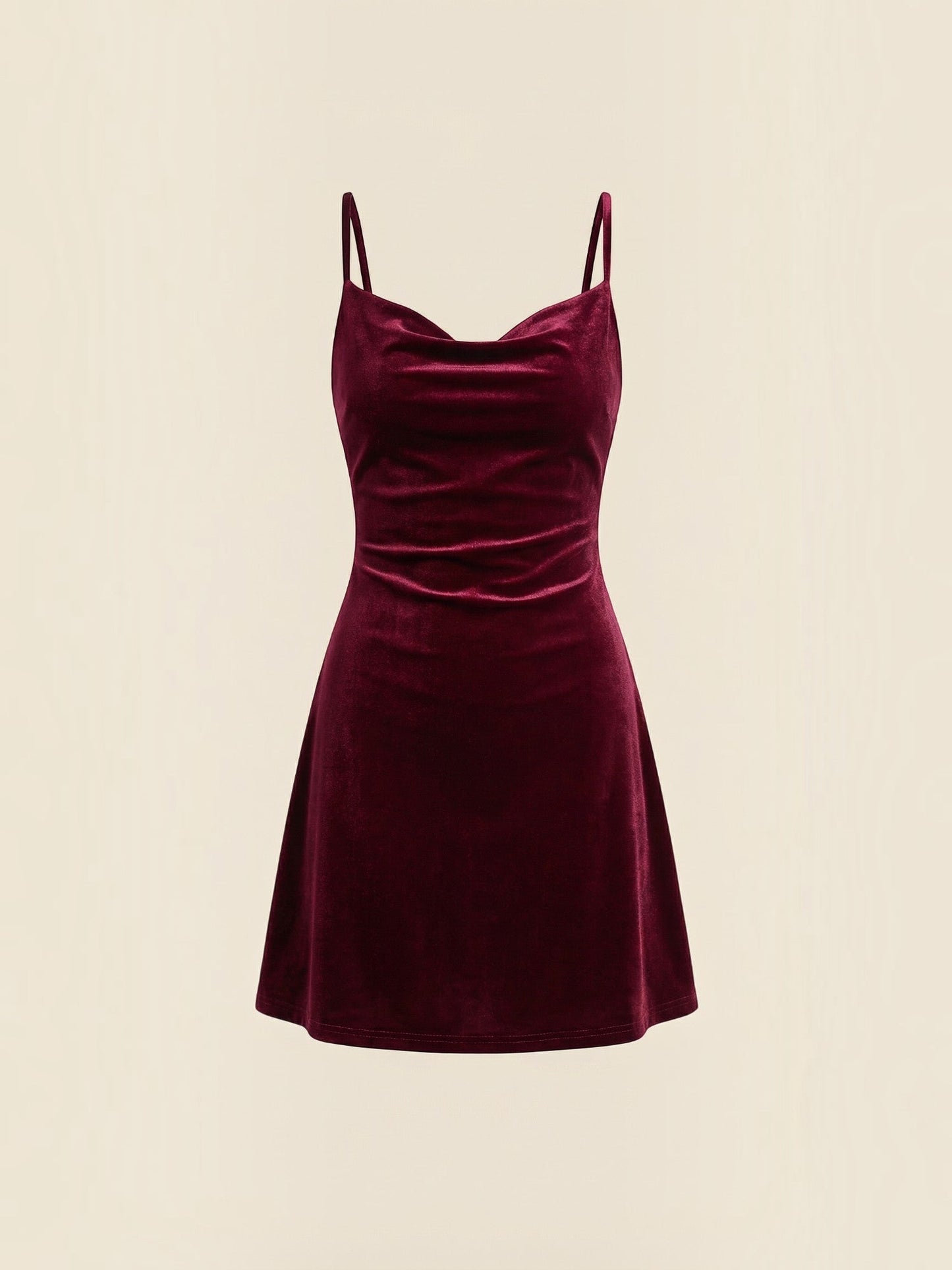 Women's Silky Soft Mini Dress with Fluid Drape