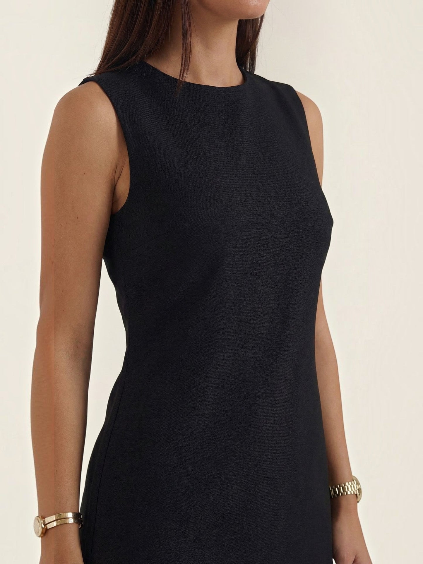 Women's Sleeveless A Line Mini Dress