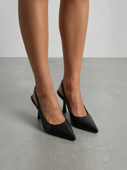 Women's Slingback Pumps with Pointed Toe