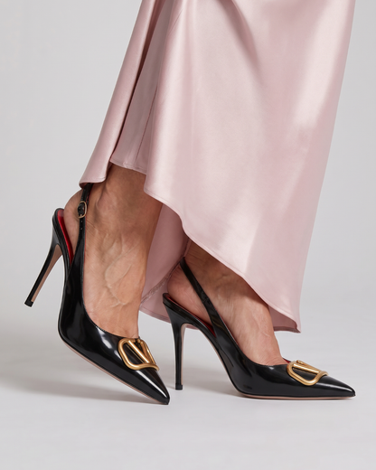 Women's Stiletto Heel Pumps with Pointed Toe