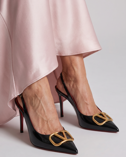 Women's Stiletto Heel Pumps with Pointed Toe