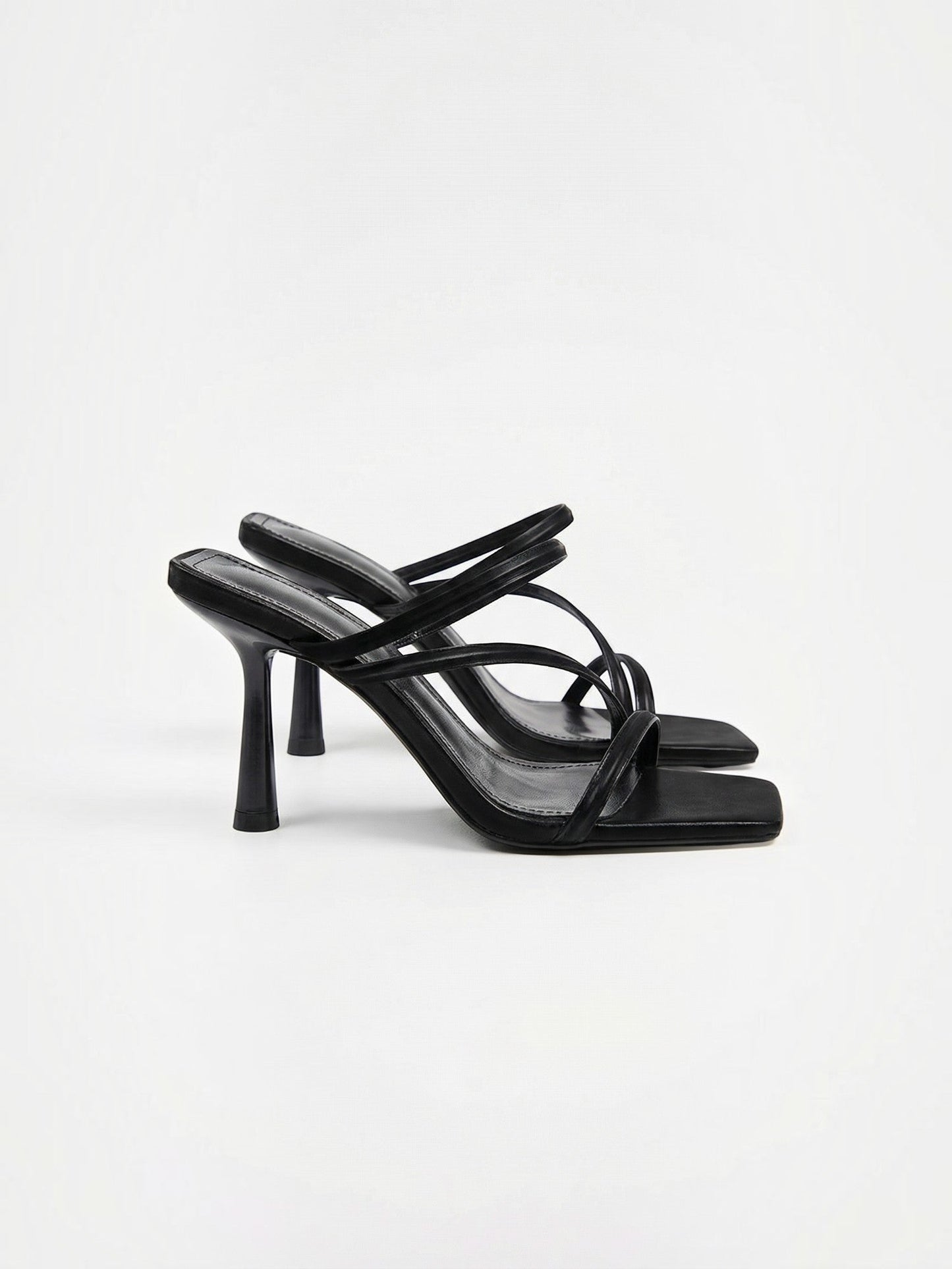 Women's Strappy Heel Sandals with Open Toe