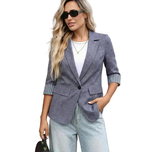 Women’s Rolled Cuff Tailored Blazer