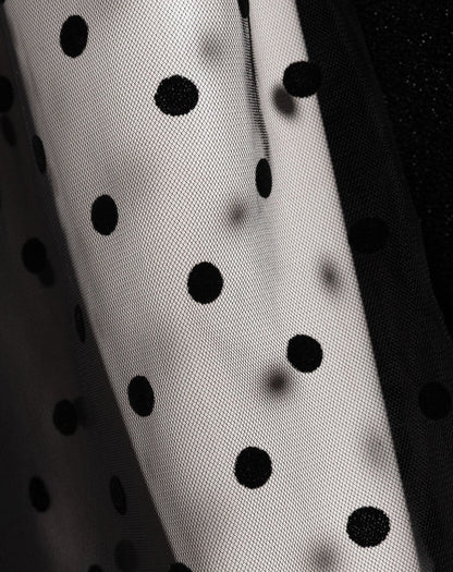 Women's Rose Polka Dot Playsuit with Halter Neck and Shorts Construction