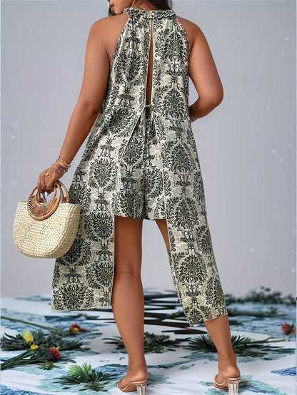 Women's Two-Piece Set with Graphic Print